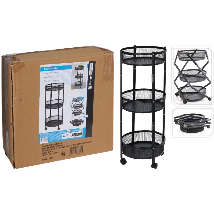 kitchenware/racks-holders-trollies/foldable-kitchen-trolley-rolling-iron-and-pp