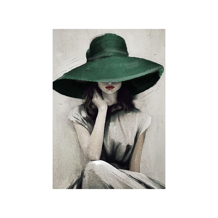 home-decor/wall-decor/styler-canvas-70cm-x-100cm-st725-green-hat