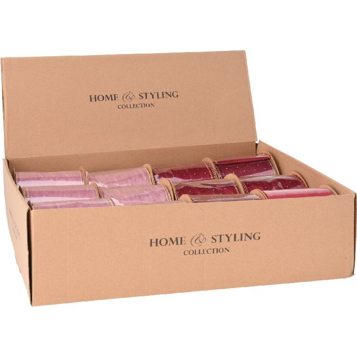 home-decor/deco/velvet-ribbon-gold-dots-2-assorted