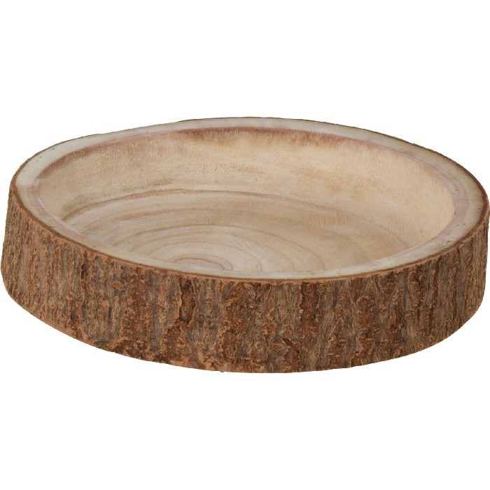 tableware/serveware/plate-wood-with-bark-25cm