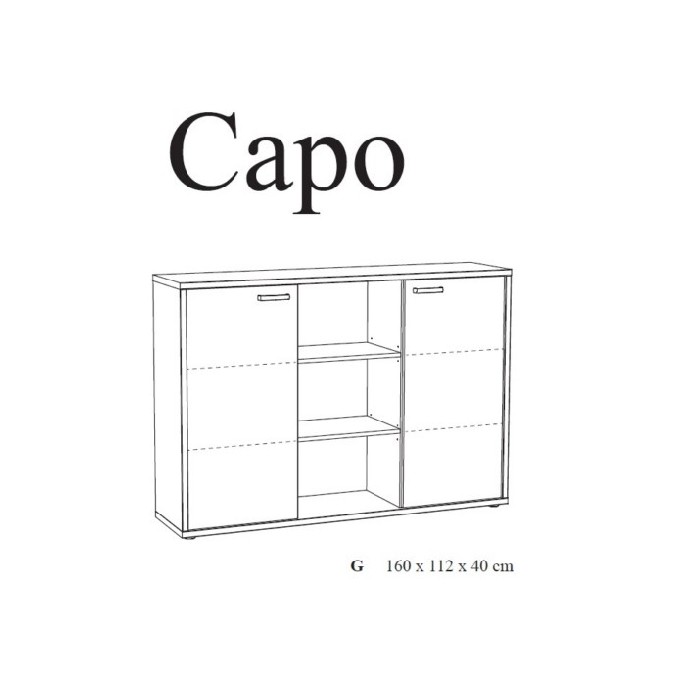 office/bookcases-cabinets/capo-medium-height-bookcase-2-door-1-open-shelf-blackchestnut