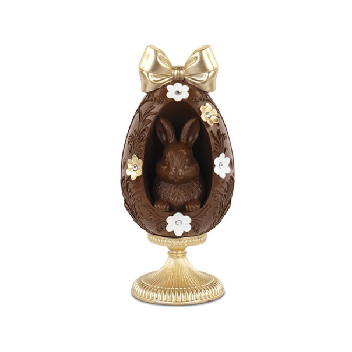 home-decor/decorative-ornaments/easter-cake-stand-with-egg-brown-and-gold-h26cm-cb200215m