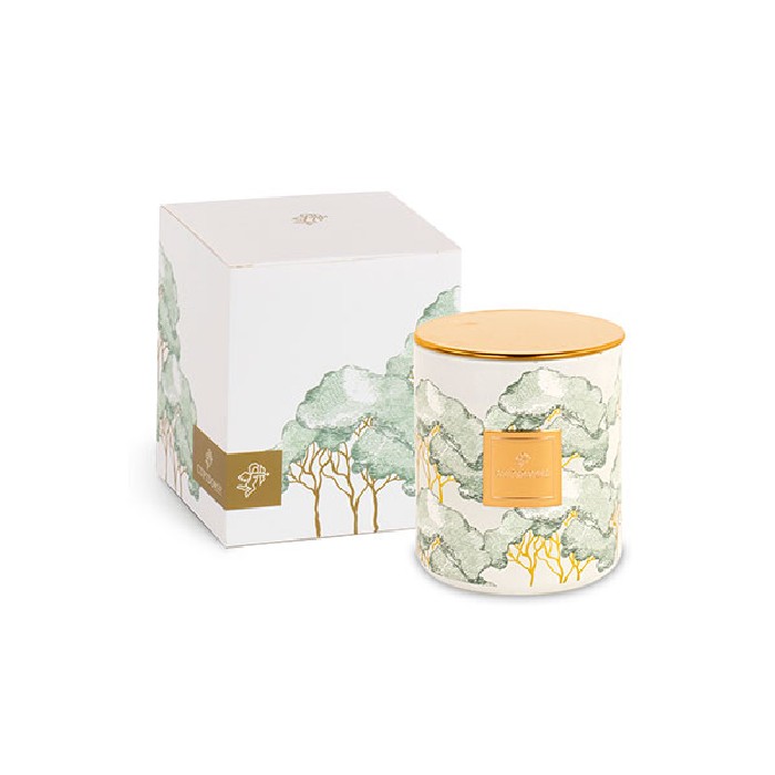 home-decor/candles-home-fragrance/decorative-green-trees-candle-with-saucer-diameter-9cm-x-h10cm