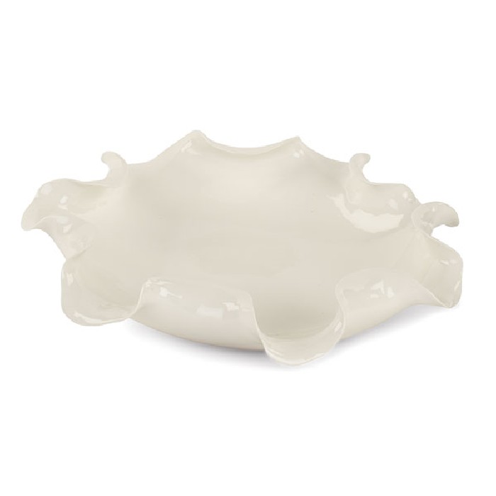 home-decor/decorative-ornaments/decorative-white-ruffled-tray-diameter-34cm-x-h65cm