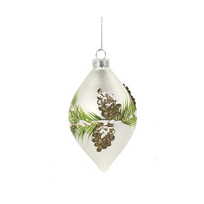 christmas/baubles/xmas-glass-drop-with-pine-and-pine-cones-–-h13cm