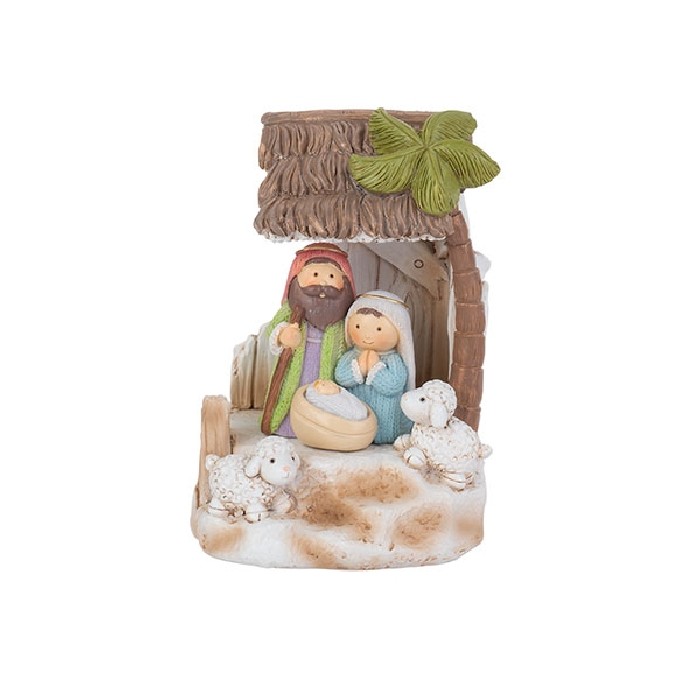 christmas/cribs-villages/xmas-nativity-with-hut-and-sheep-–-h12cm
