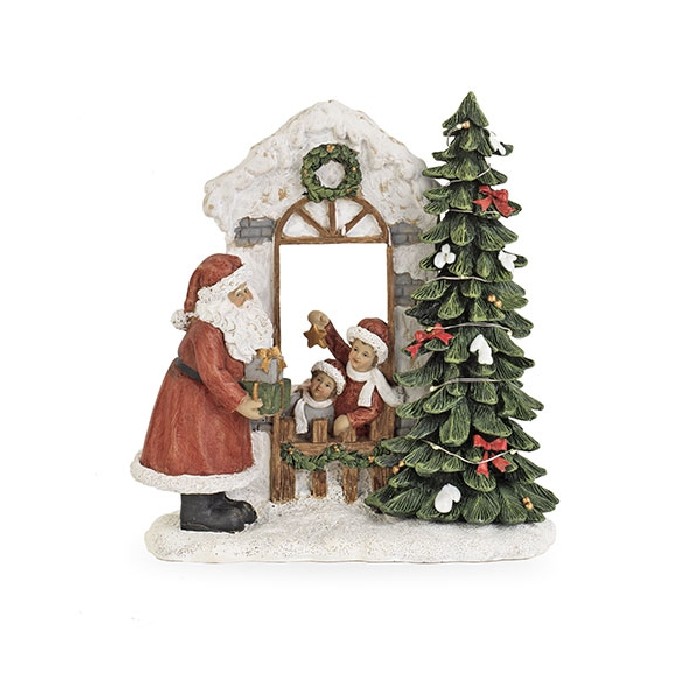 christmas/decorations/xmas-father-christmas-with-house-and-tree-–-led-h22cm