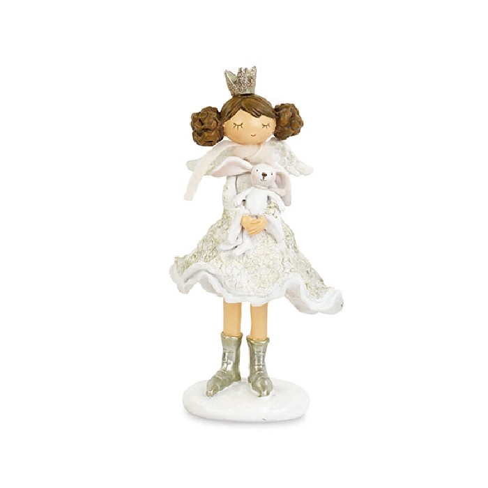 christmas/decorations/xmas-white-princess-with-rabbit-–-h215cm