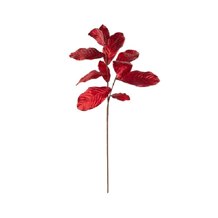 christmas/decorations/xmas-red-magnolia-leaf-branch-–-h75cm