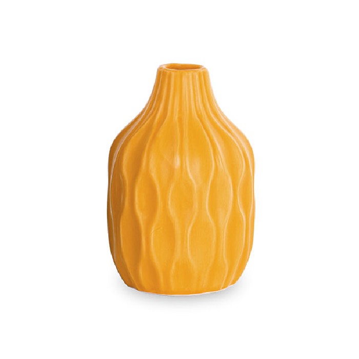 home-decor/vases/wave-vase-mustard-yellow-h17cm