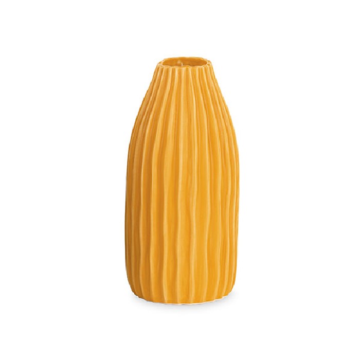 home-decor/vases/wave-vase-mustard-yellow-h23cm