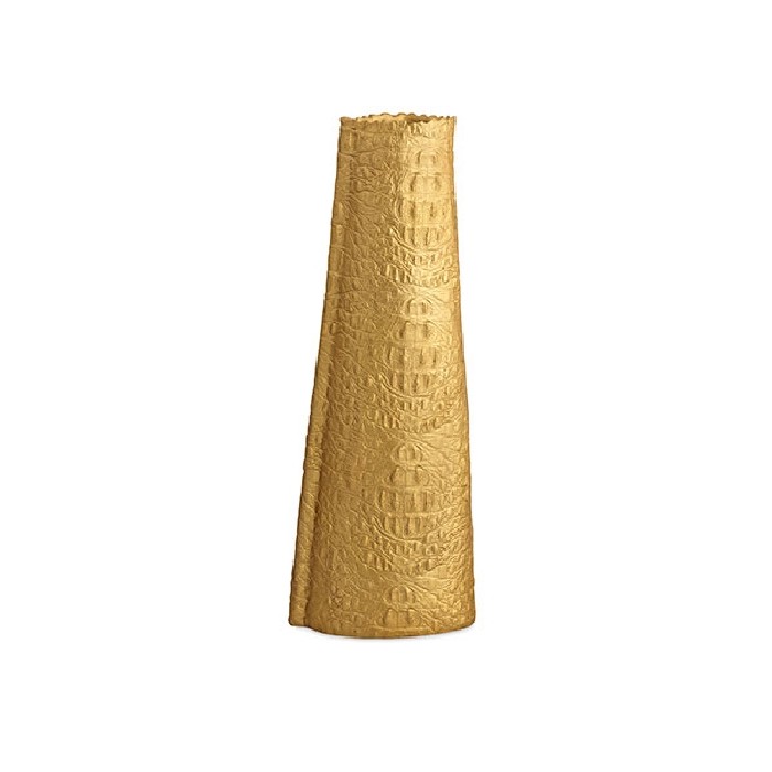 christmas/decorations/xmas-gold-crocodile-effect-vase-–-d6512cm-x-h325cm