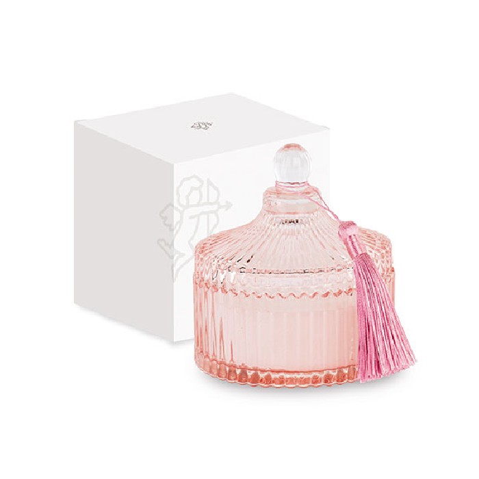 home-decor/candles-home-fragrance/decorative-potiche-pink-candle-with-tassel-diameter-105cm-x-h12cm