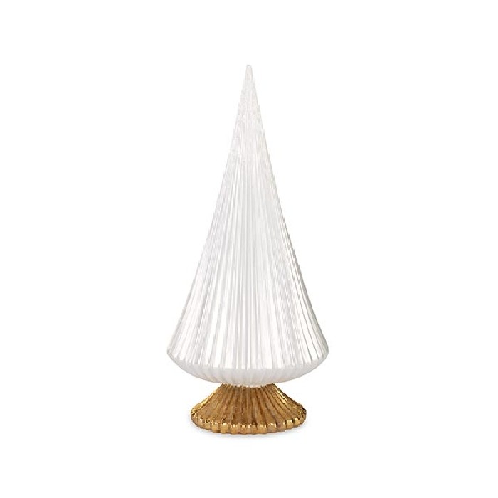 christmas/decorations/xmas-white-pleated-shaft-–-h33cm
