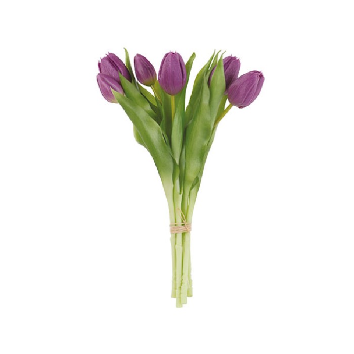 home-decor/artificial-plants-flowers/decorative-bunch-with-7-purple-tulips-h30cm