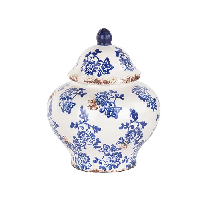 home-decor/decorative-ornaments/decorative-container-with-cover-blue-flowers-diameter-22cm-x-h26cm