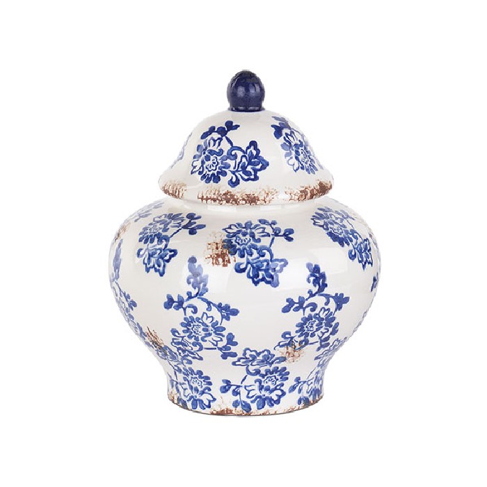 home-decor/vases/blue-flower-container-with-lid-diameter-22cm-x-height-26cm