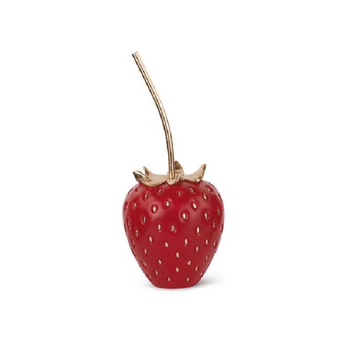 home-decor/decorative-ornaments/strawberry-polyresin-redgold-diameter-15cm-x-height-345cm
