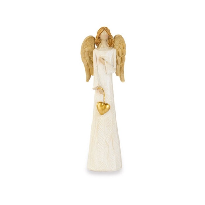 christmas/decorations/xmas-ivory-and-gold-polyresin-angel-–-h15cm