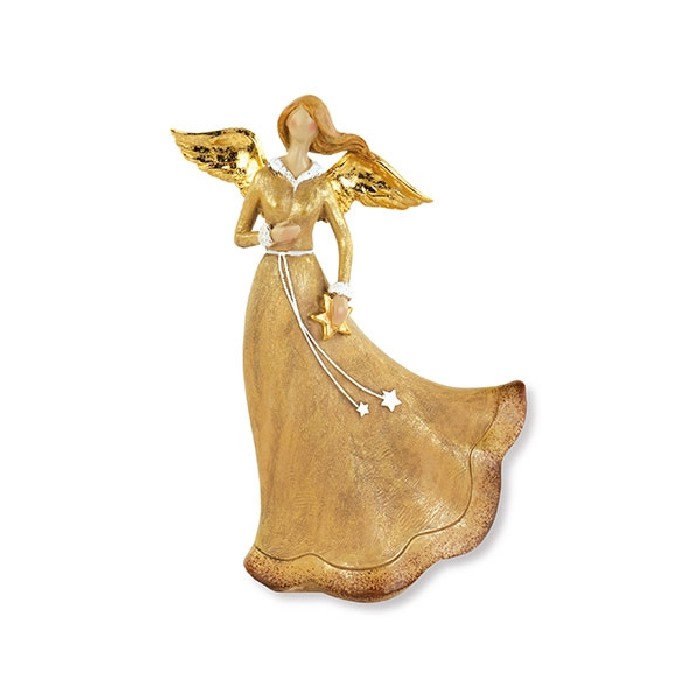 christmas/decorations/xmas-gold-polyresin-angel-–-h23cm