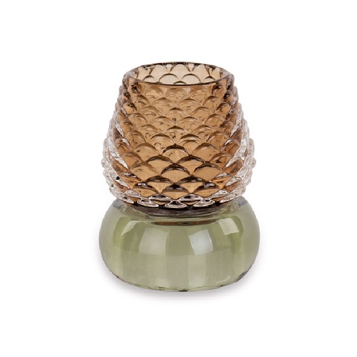christmas/decorations/xmas-glass-pine-cone-candle-holder-–-d8cm-x-h10cm