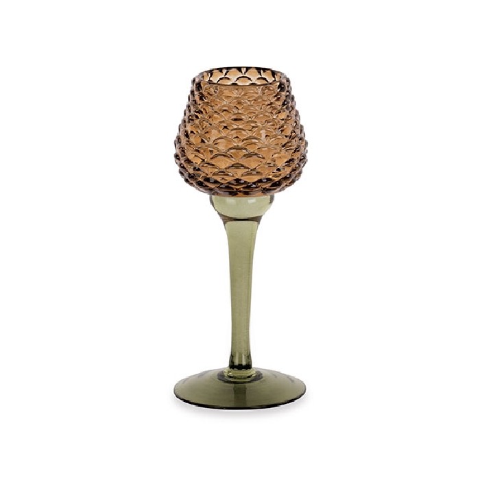 christmas/decorations/xmas-glass-pine-cone-candle-holder-–-d8cm-x-h18cm