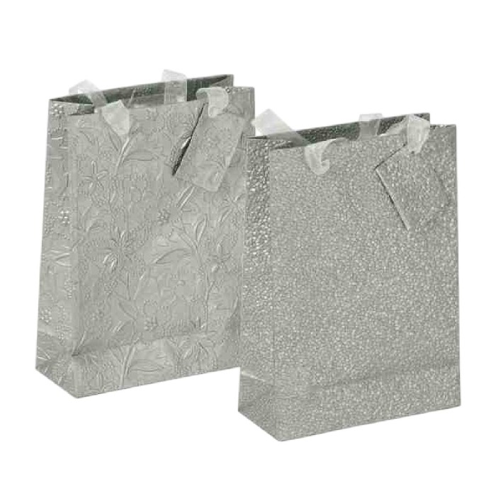 kids-and-stationery/stationery-gift-bags-wrapping-paper/silver-shopper-gift-bag-20cm-x-9cm-x-28cm-assorted