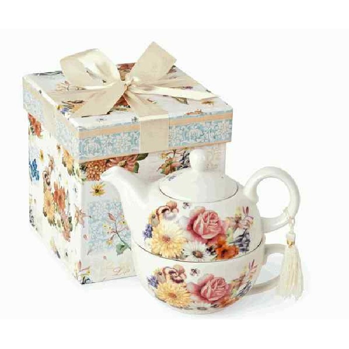 kitchenware/tea-coffee-accessories/teapot-with-flower-with-box-h14cm