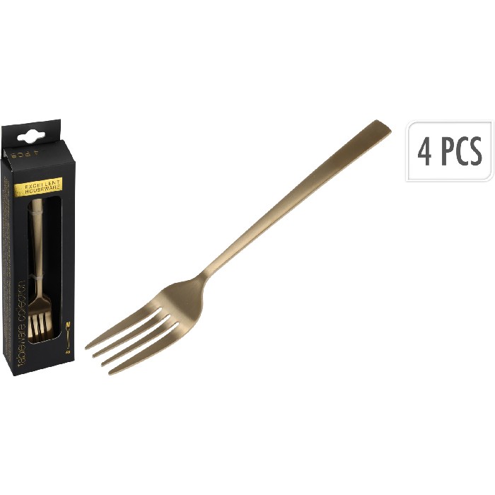 tableware/cutlery/excellent-houseware-set-of-4-cake-fork-stainless-steel