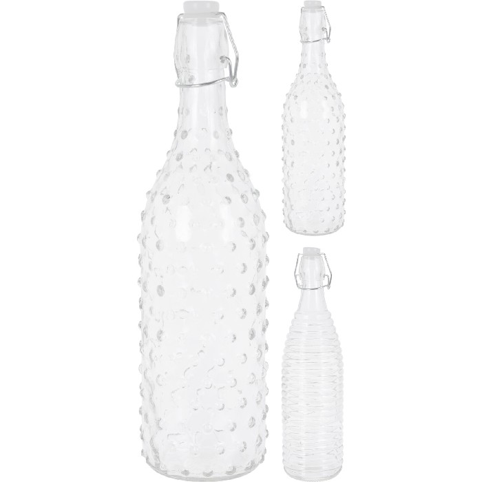 tableware/carafes-jugs-bottles/bottle-glass-with-swing-lid-1liter