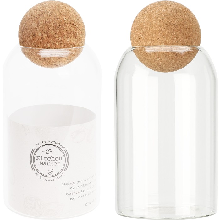 kitchenware/food-storage/excellent-houseware-storage-jar-800ml-glass-with-cork-lid
