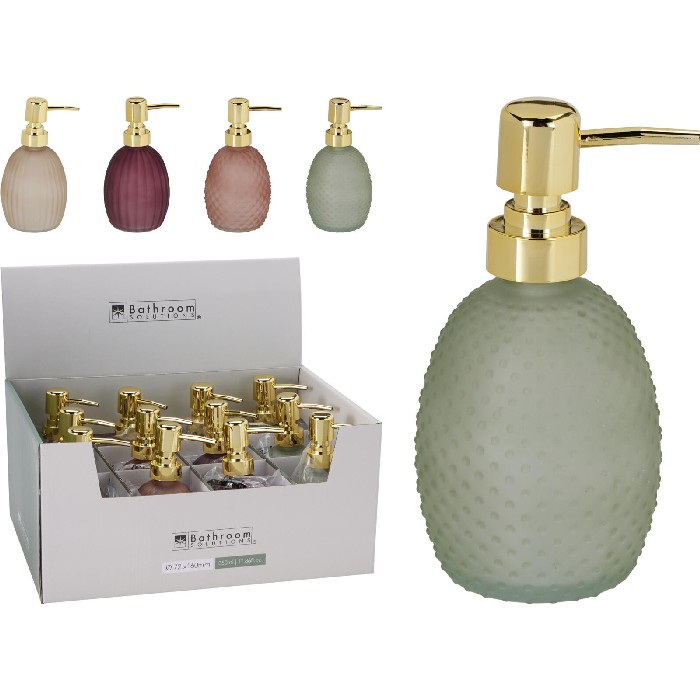 bathrooms/sink-accessories/glass-soap-dispenser-350ml-4-assorted-colours