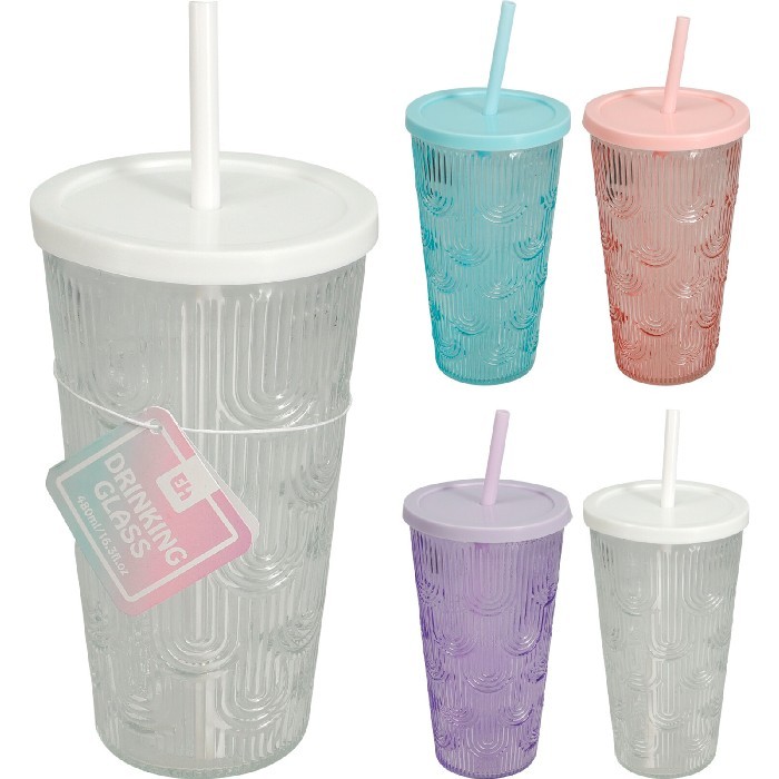 kitchenware/picnicware/drinking-glass-9cm-x-h15cm-4-assorted-colours