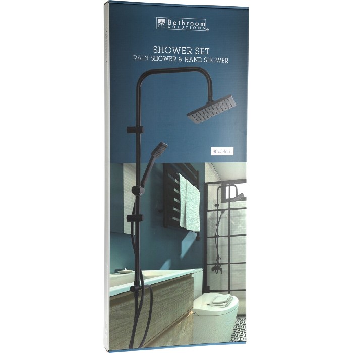 bathrooms/shower-curtains-rails-accessories/shower-column-set-matt-black