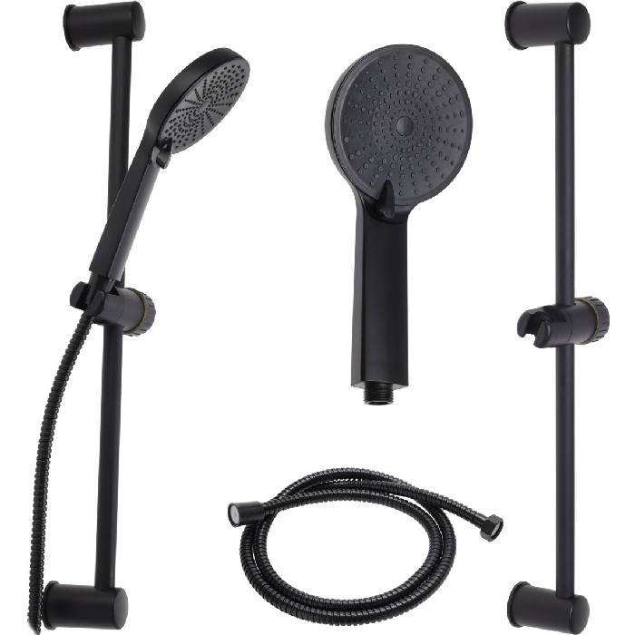 bathrooms/shower-curtains-rails-accessories/shower-set-matt-black