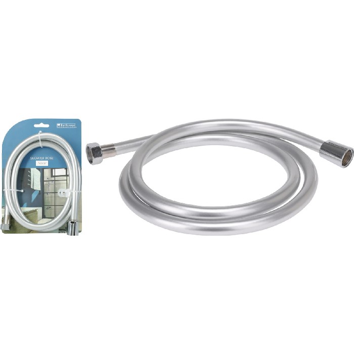 bathrooms/shower-curtains-rails-accessories/matt-silver-shower-hose-150cm