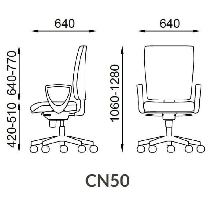 office/office-chairs/connect-cn50-high-back-office-upholstered-in-fire-retardant-black-fabric-b0090