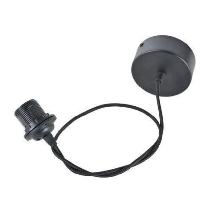 lighting/chandelier-pendant-lighting/kriss-textile-cord-with-e27-holder-black