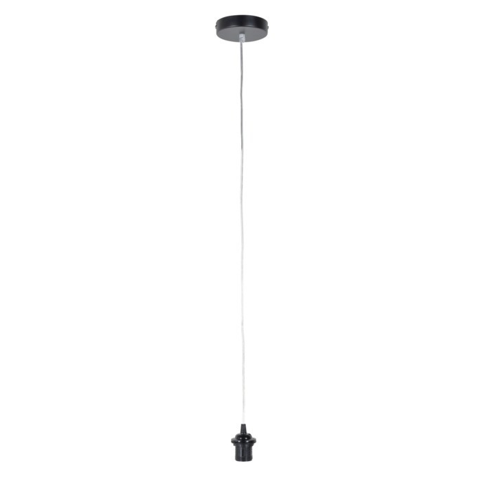 lighting/chandelier-pendant-lighting/ceiling-light-holder-e27-with-wire-cup-black-10cm-x-80cm