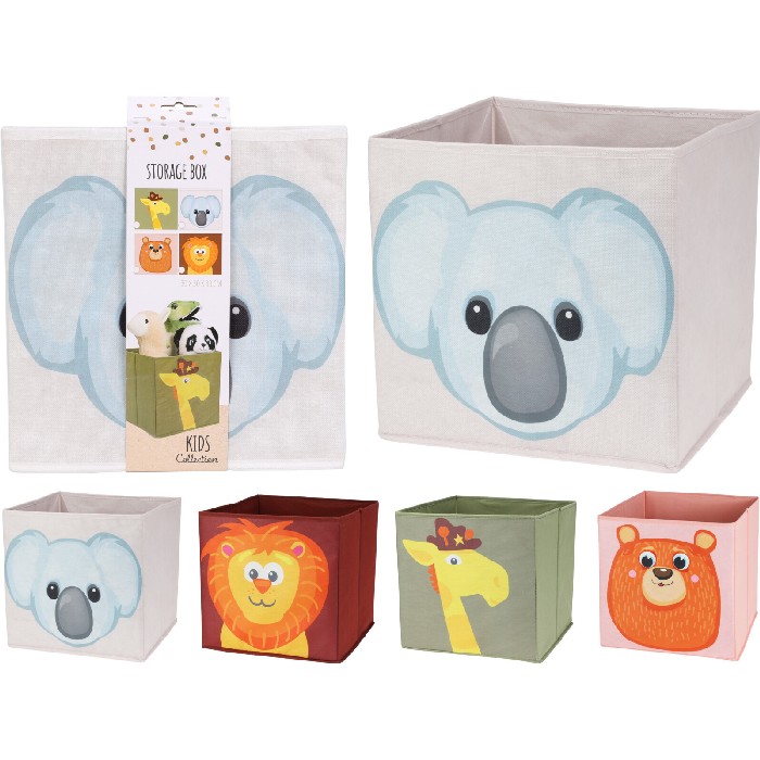 kids-and-stationery/kids-storage-organisation/storage-box-polyester-30cm-x-h30cm-4-assorted-designs