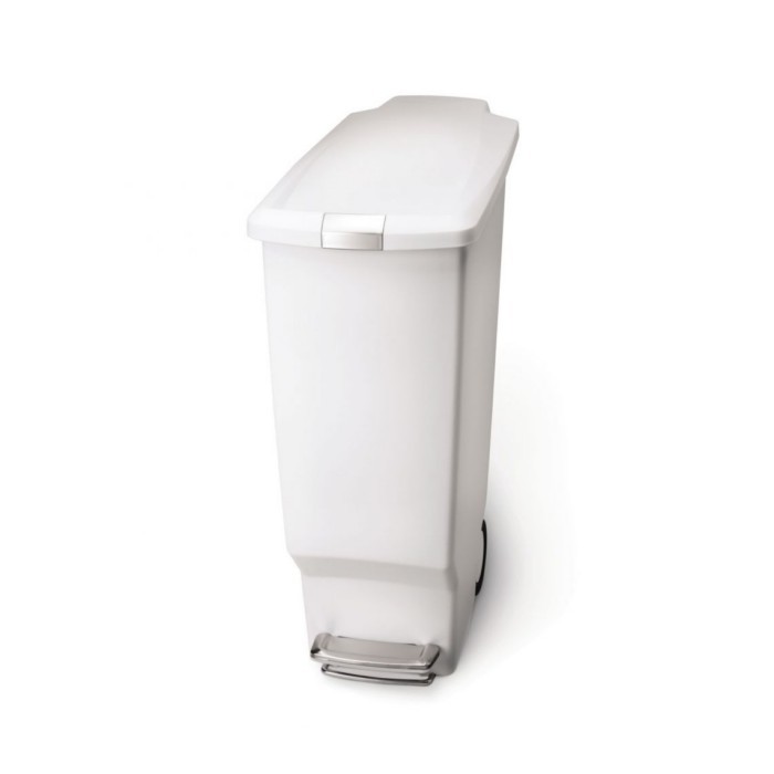 household-goods/bins-liners/slim-pedal-bin-40l-white