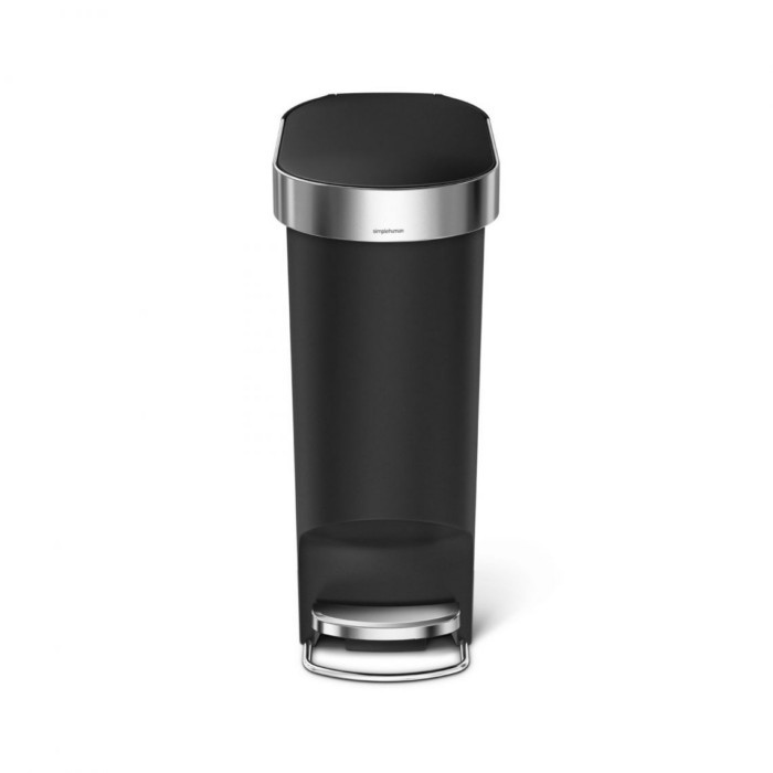 household-goods/bins-liners/steel-trim-slim-pedal-bin-40l-black