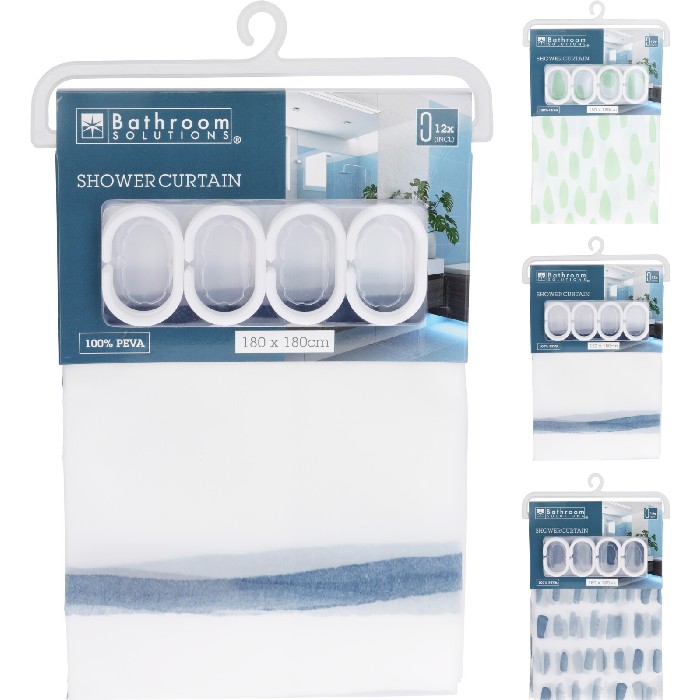 bathrooms/shower-curtains-rails-accessories/shower-curtain-peva-180cm-x-180cm-3-assorted-designs-cy2300300