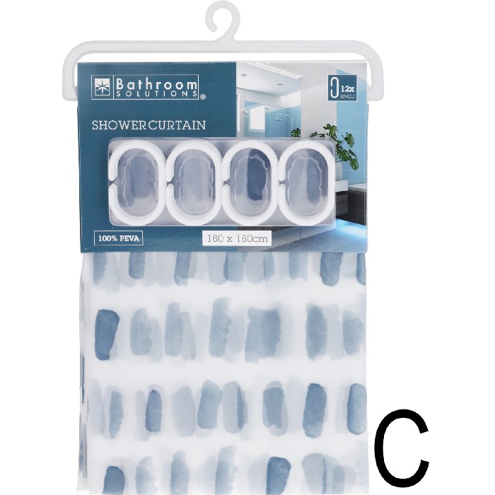 bathrooms/shower-curtains-rails-accessories/shower-curtain-peva-180cm-x-180cm-3-assorted-designs-cy2300300