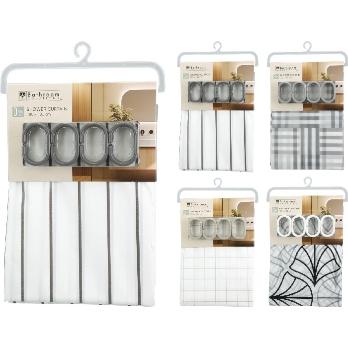 bathrooms/shower-curtains-rails-accessories/shower-curtain-peva-180cm-x-180cm-4-assorted-designs