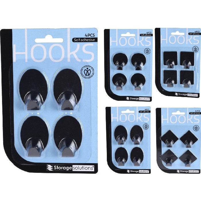 kitchenware/miscellaneous-kitchenware/selfadhesive-hooks-4pcs-4assorted