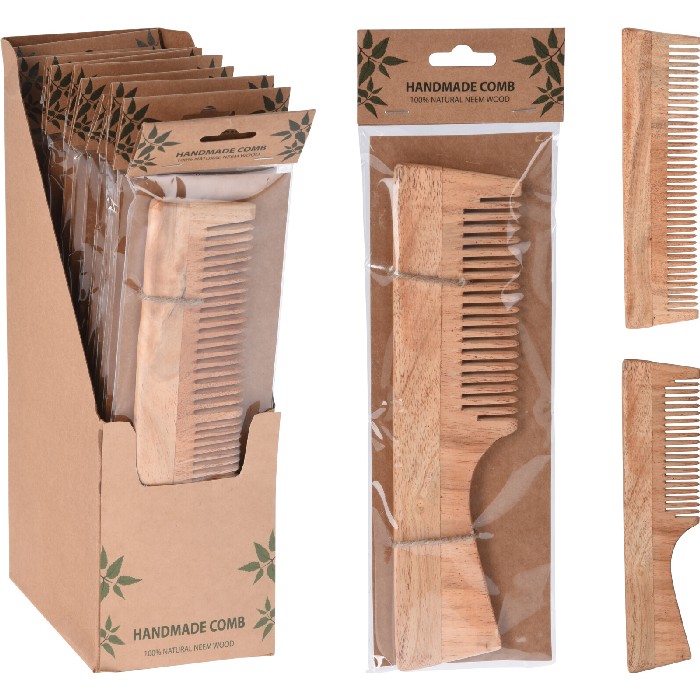 bathrooms/personal-beauty-clean/comb-neem-wood-4-assorted-styles