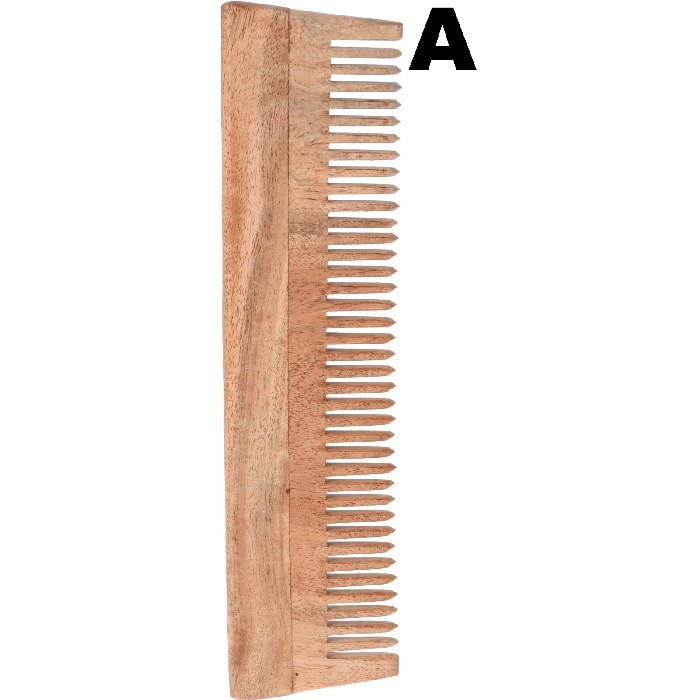 bathrooms/personal-beauty-clean/comb-neem-wood-4-assorted-styles