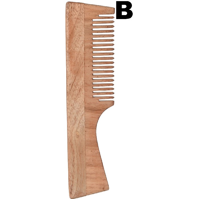 bathrooms/personal-beauty-clean/comb-neem-wood-4-assorted-styles