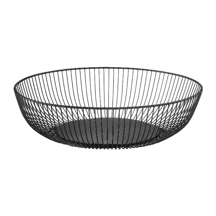 tableware/centrepieces-fruit-bowls/fruit-basket-28cm-black-ambition